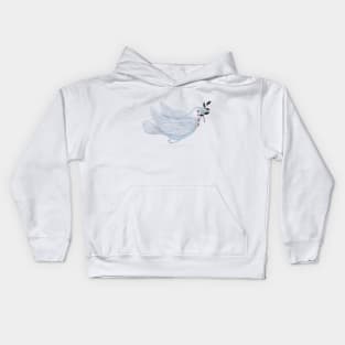 bird of peace Kids Hoodie